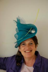 Susanne Dullinger mit Fascinator